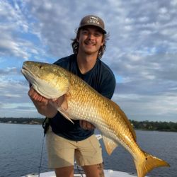 Captain Jared with a nice slot red on artificial 
